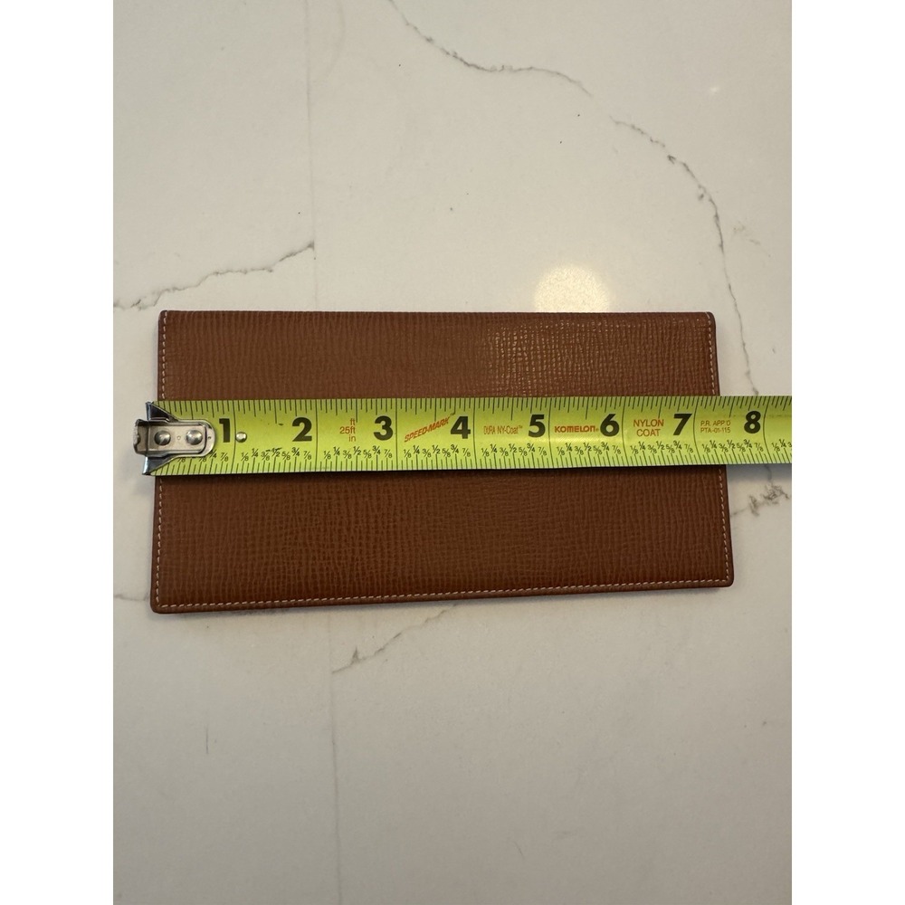 Loewe Leather Long Wallet Brown Tan Anagram Logo Made In Spain - w/ COA - Picture 4 of 5